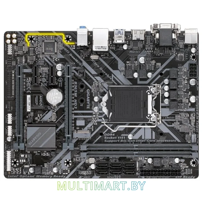 Материнская плата Gigabyte B365M HD3 (rev. 1.0)